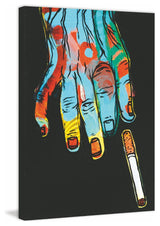"Cigarette" Print on Canvas