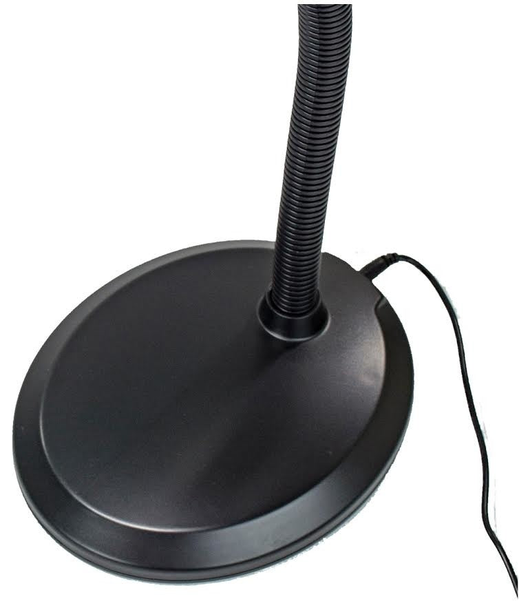 Slim Design LED Bright Reader Natural Daylight Full Spectrum Desk Lamp Black