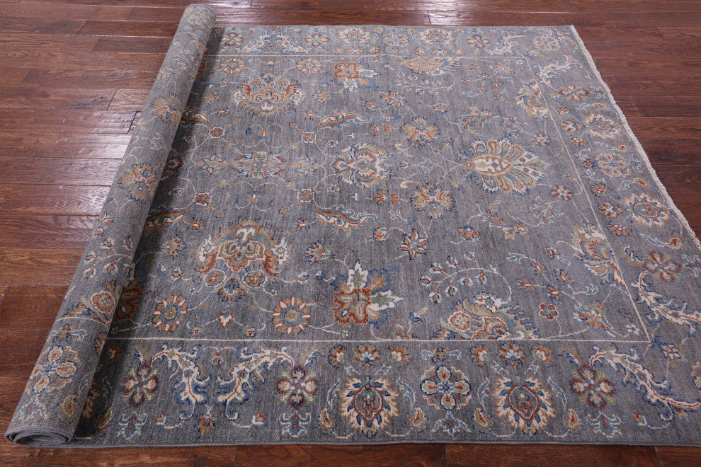 5' 10" X 8' 8" Turkish Oushak Hand-Knotted Wool Rug - Q12823