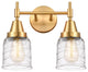 Innovations 447-2W-SG-G513-LED 2-Light Bath Vanity Light, Satin Gold