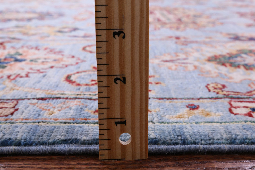 6' 10" X 10' 0" Hand-Knotted Persian Tabriz Wool Rug Q11316
