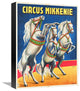 "Circus Mikkenie" Stretched Canvas Giclee by Hollywood Photo Archive, 12"x16"