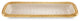 Florentine 16" Rectangular Tray, Gold Snow