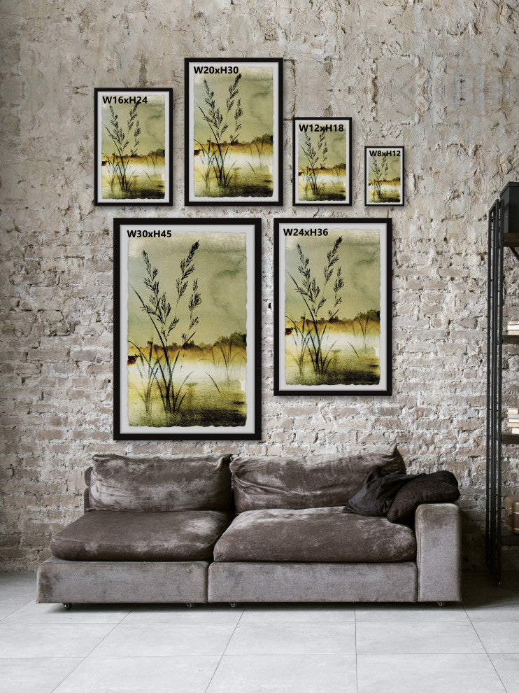 "Lake Breeze" Framed Painting Print, 8x12