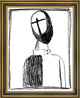 Kazimir Malevich Mystic - 21" x 28" Framed Premium Canvas Print
