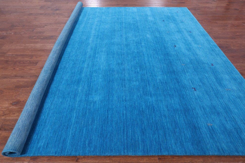 10' Square Persian Gabbeh Handmade Rug - Q15206