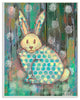 Stupell Industries Distressed Woodland Rabbit, 10"x15", Wood Wall Art