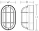 Cape LED Outdoor Sconce, White