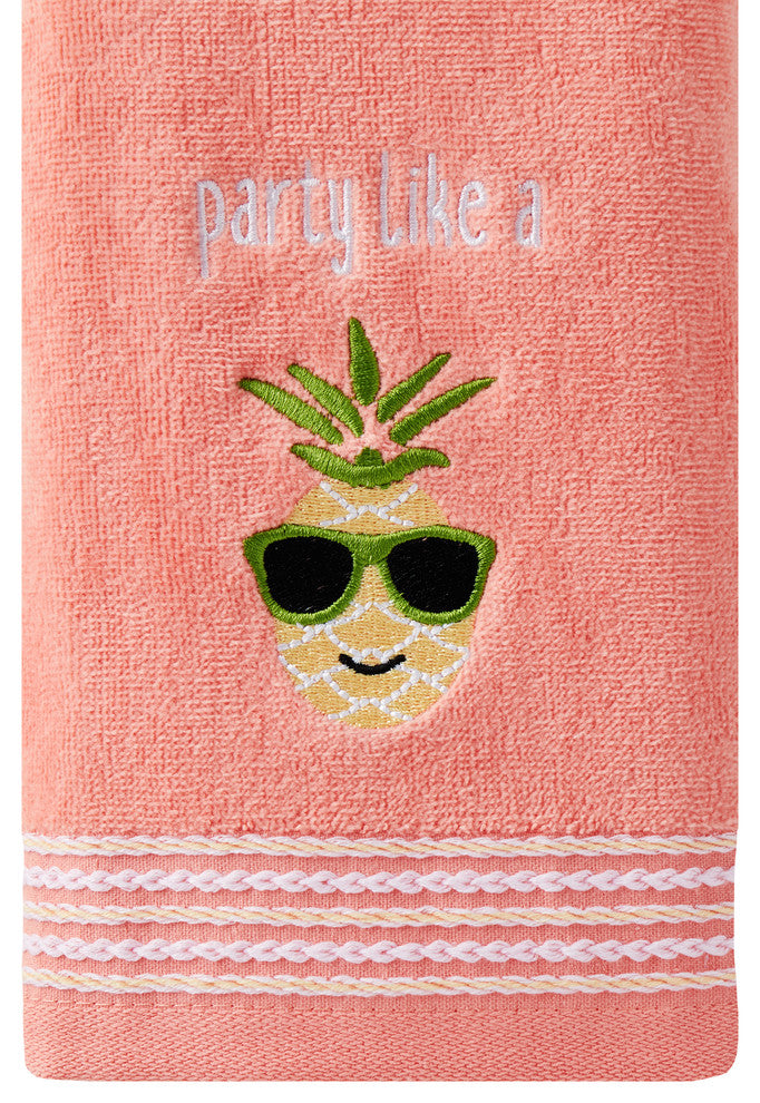 SKL Home 2-Piece Party Pineapple Hand Towel Set
