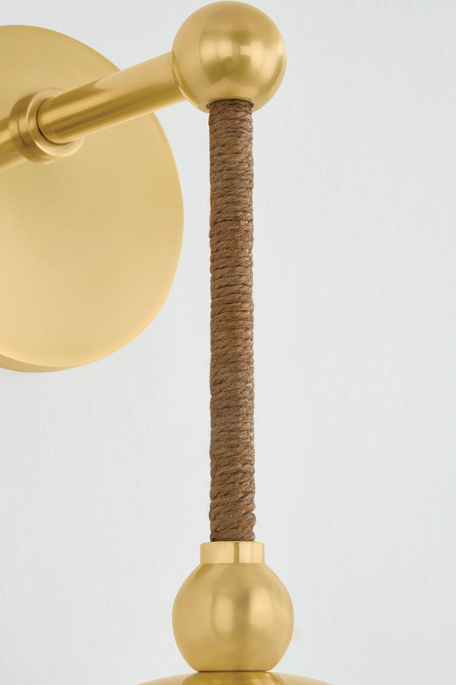 Mandy Cheng x Mitzi Abbie Wall Sconce Aged Brass
