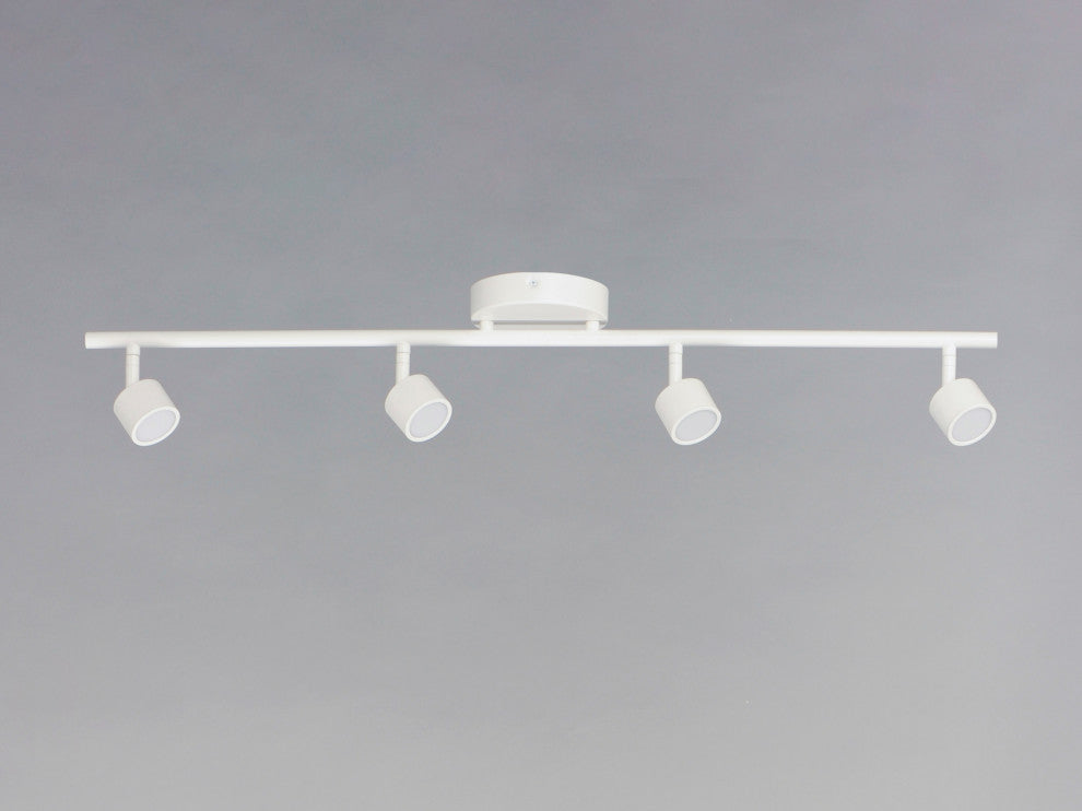 ET2 E52004 Taylor 4 Light 34"W LED Fixed Rail Ceiling Fixture - White