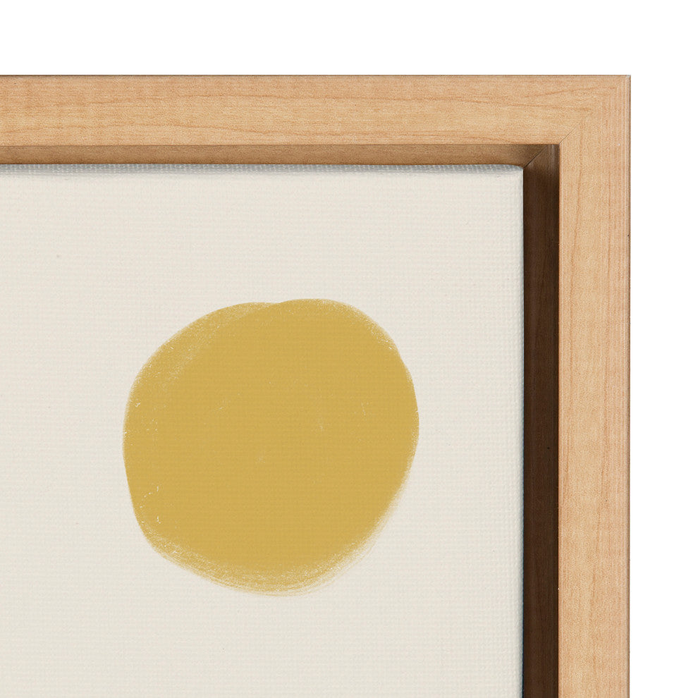 Sylvie Zen Garden 2 Framed Canvas by Kelly Knaga, Natural 18x24