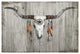 "Longhorn on Dark Gray Wood" Digital Paper Print by Avery Tillmon, 20"x14"