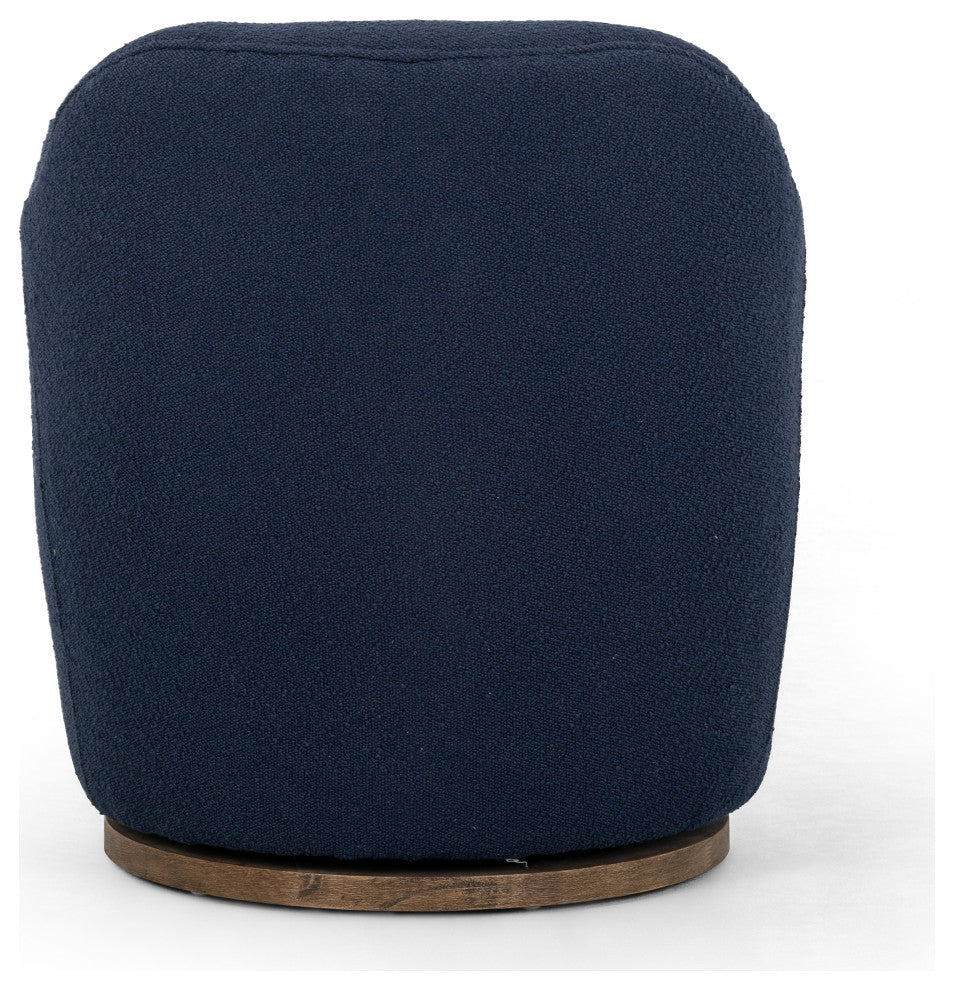 Aurora Swivel Chair-Copenhagen Indigo