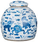 Vintage Ming Jar Lion Motif - Small