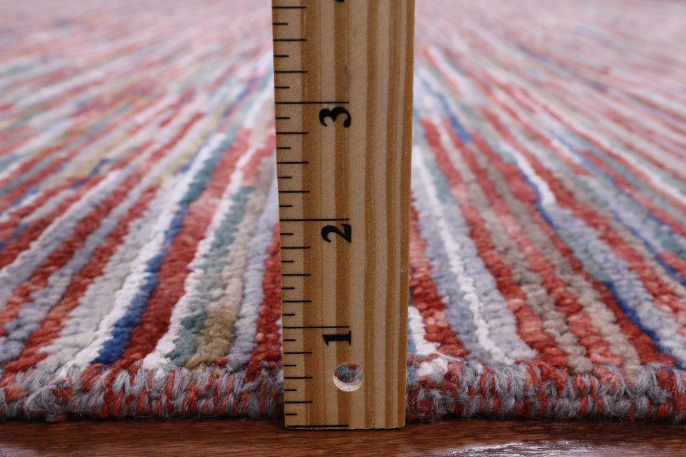 Hand Knotted Persian Gabbeh Wool Rug 8' 0" X 9' 10" Q8598
