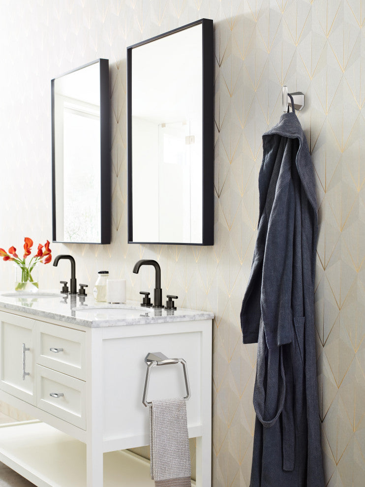 St. Vincent Contemporary Single Robe Hook, Chrome