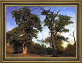 Albert Bierstadt Pioneers of the Woods Framed Premium Canvas Print, 21"x28"