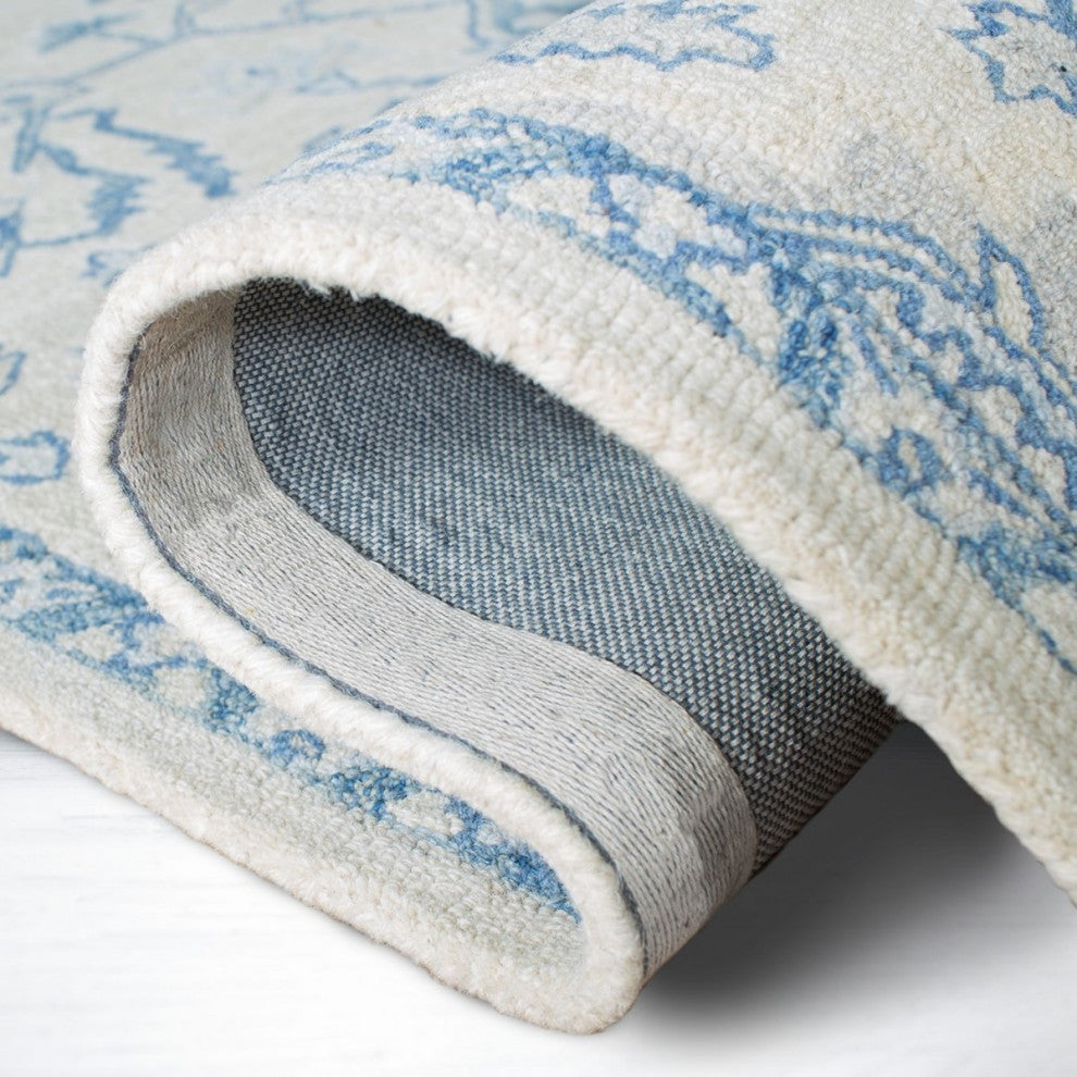 Safavieh Lauren Ralph Lauren Collection LRL6652 Rug, Ivory/Blue, 4'x6'