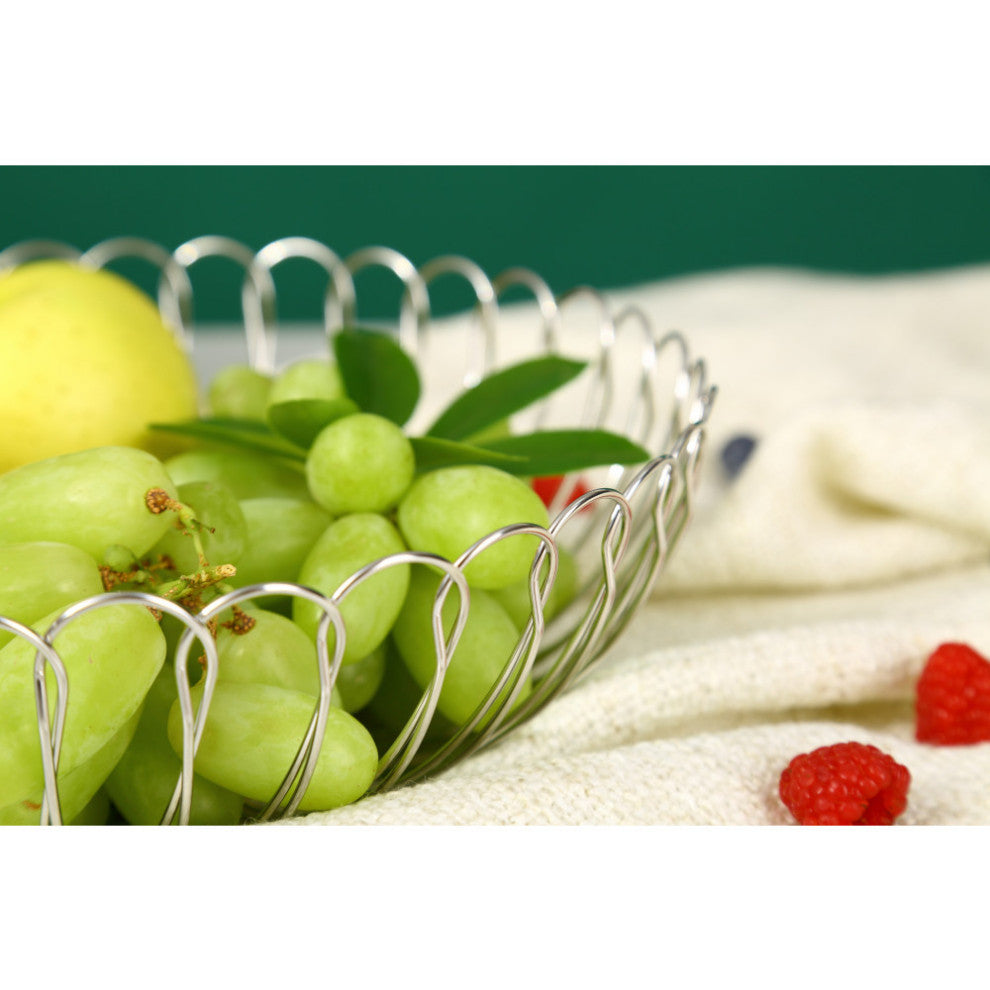 YBM Home Fruit Basket Bowl, 10 Inch, Single