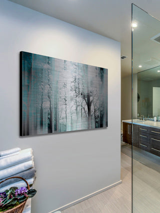 "Wild Trees" UV Ink Print on Brushed Aluminum, 60"x40"