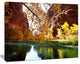 Blue Lake in Yosemite Mountains, Landscape Canvas Art Print, 40"x30"
