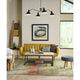 Trimble Collection Four-Light Matte Black Chandelier
