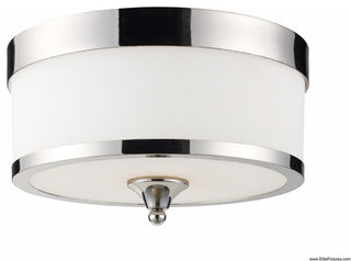 3 Light Flush Mount Chrome