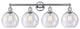 Athens 4-Light 35" Bath Vanity Light, Polished Chrome, Seedy