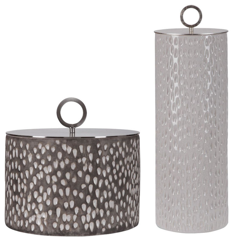 Uttermost Cyprien Ceramic Containers, Set of 2