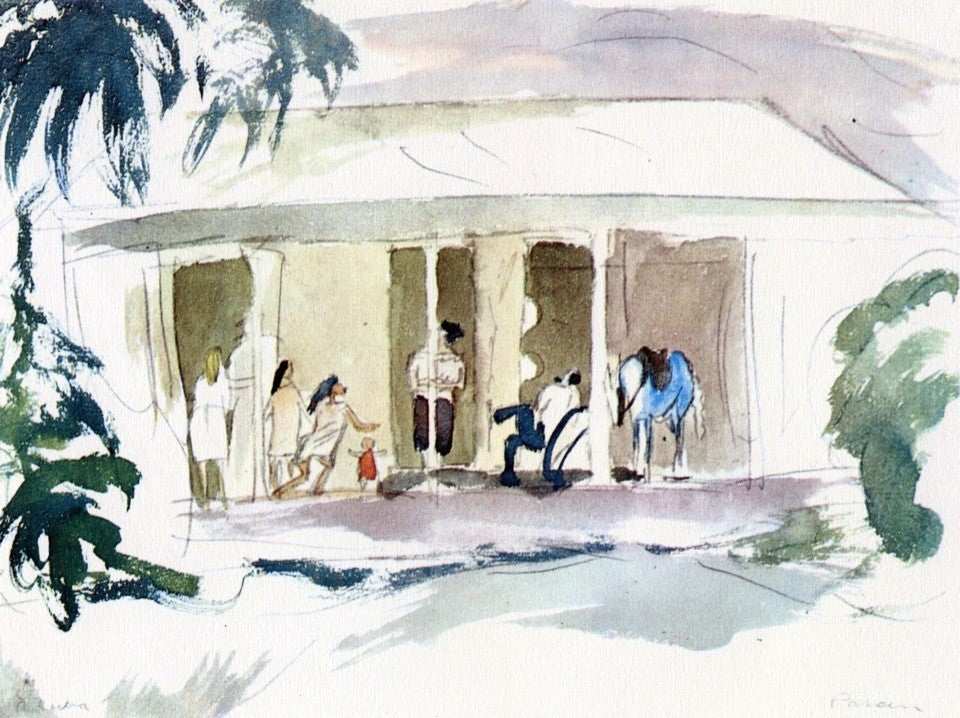 Jules Pascin Cuba, 21"x28" Gallery Wrapped Canvas Print