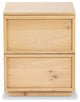 Safavieh Couture Zeus 2 Drawer Nightstand, Natural