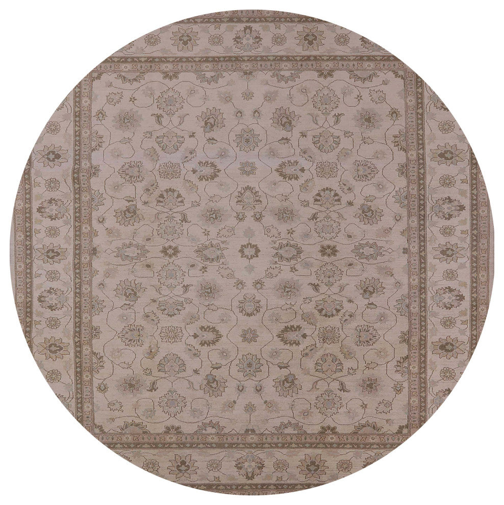 Ahgly Company Indoor Round Mid-Century Modern Area Rugs, 7' Round
