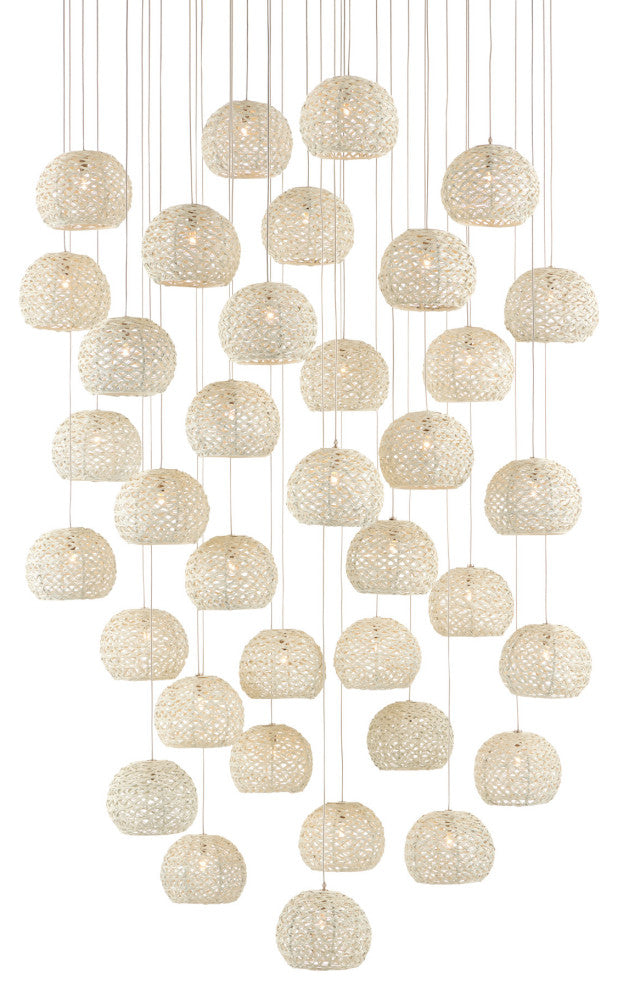 Piero Multi-Drop Pendant, 36-Light