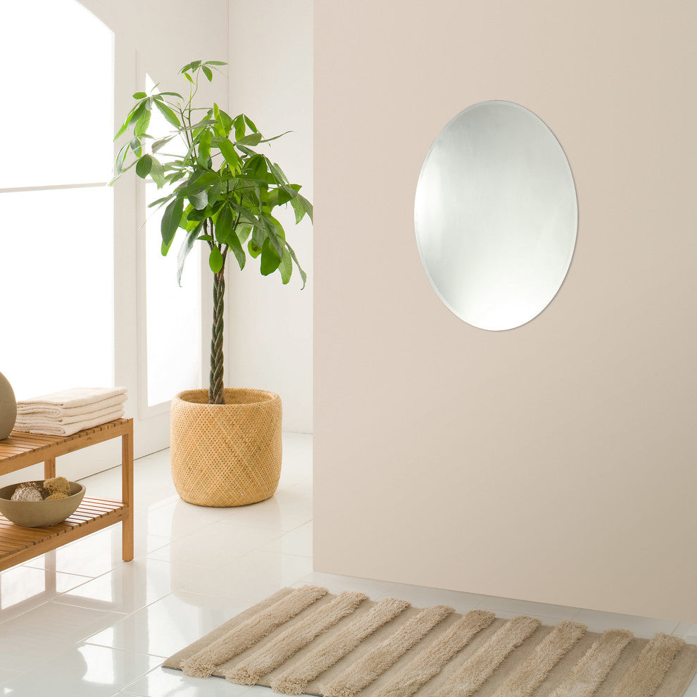 MAISIE Large Frameless Wall Mirror 24x32