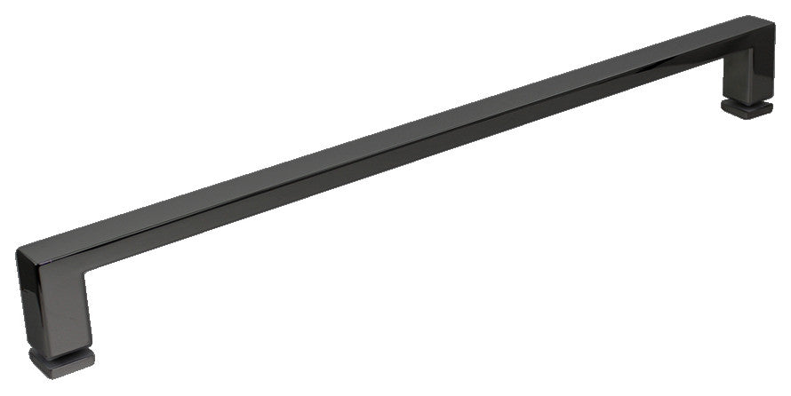 Frederick 47 in. W x 70 in. H Shower Door in Matte Black with Frosted Glass