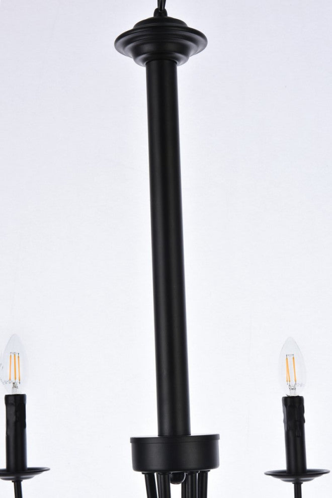 Britney 6-Light Pendant, Black