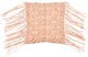 Surya Punta Dusty Pink Pillow Shell With Polyester Insert 18"H X 18"W