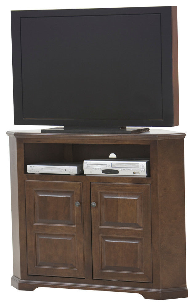 Eagle Furniture Tall Savannah 50" Wide Corner TV Console, White