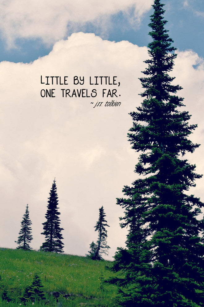 "Little by Little" Painting Print on Wrapped Canvas