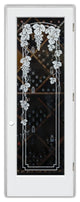 Wine Door - Vineyard Grapes Trellis - Primed - 28" x 84" - Knob on Left -...