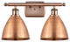 Ballston Dome Bath Vanity Light, Antique Copper, Antique Copper