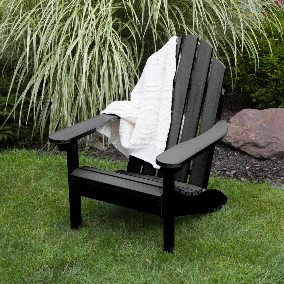 Classic Walden Adirondack Chair, Black