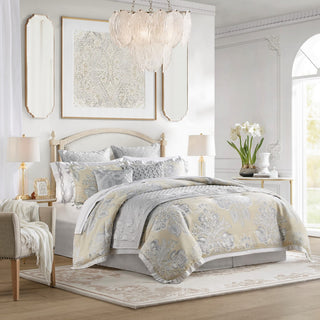 Croscill Classics Loretta 4 Piece Comforter Set in Beige