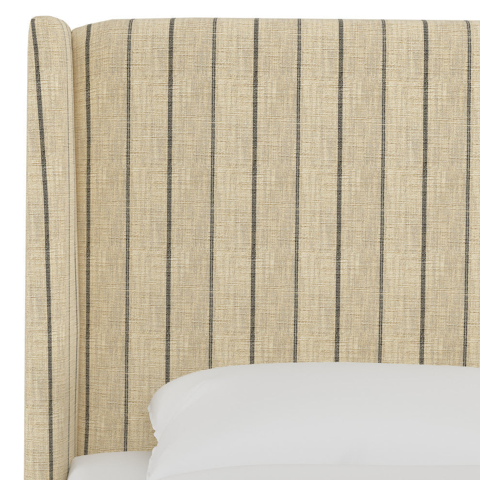 Full Wingback Headboard, Fritz Glacier