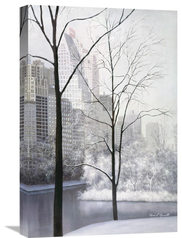 "Central Park Vertical" Stretched Canvas Giclee by Diane Romanello, 16"x24"