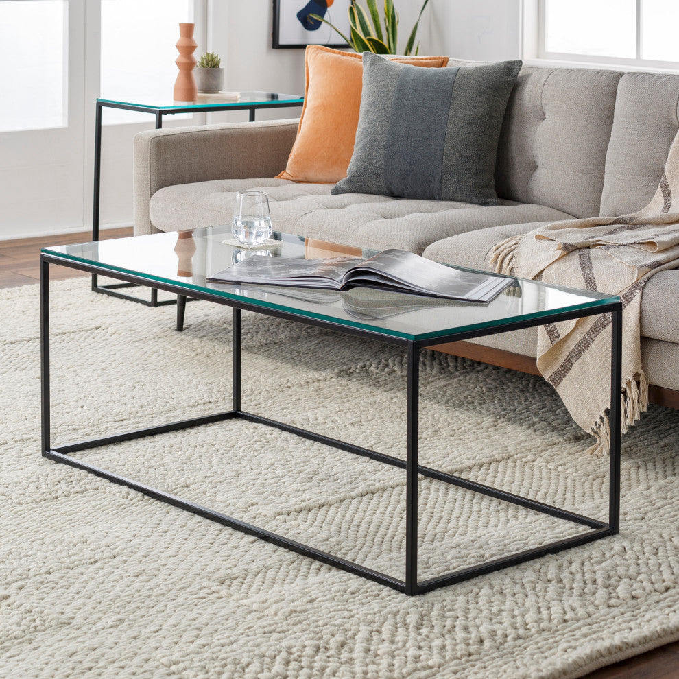 Surya Aryaa Yaa-003 Coffee Table 18"Hx22"Wx42"D