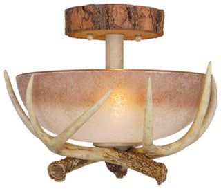 Lodge 12" Semi-Flush Mount