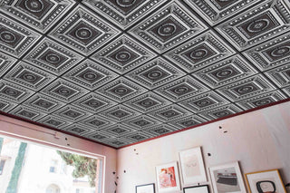 Antique Silver 3D Ceiling Panels, 2'x2', 200 Sq Ft, Pack of 50