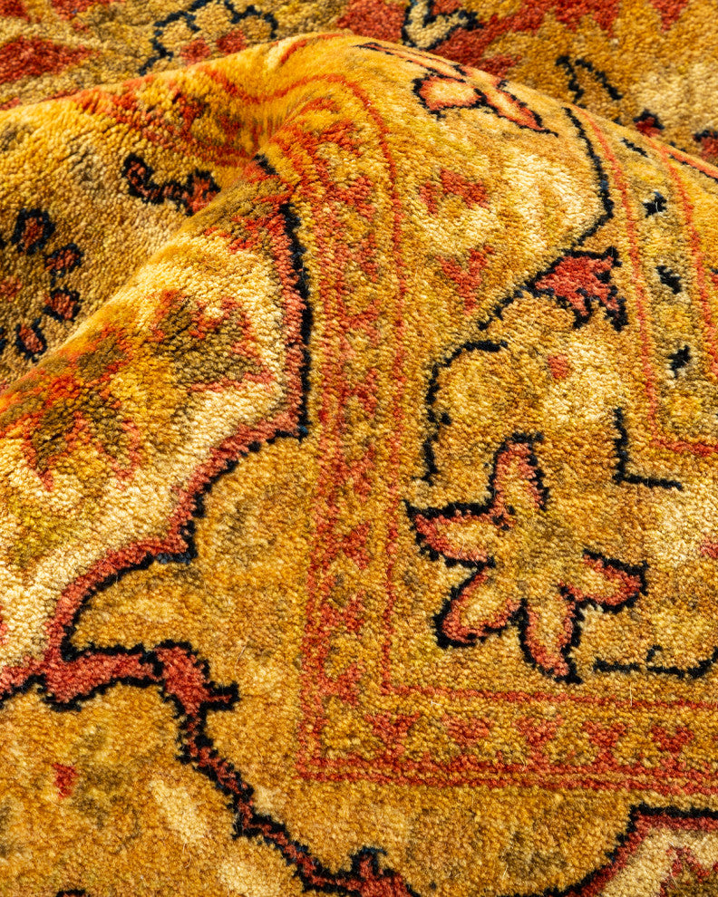 Mogul, One-of-a-Kind Hand-Knotted Area Rug Orange, 8' 4" x 10' 1"